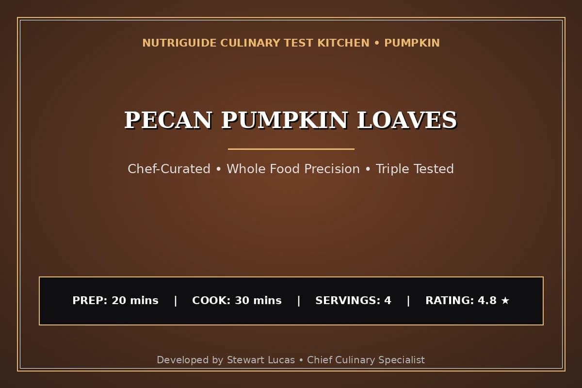 Pecan Pumpkin Loaves