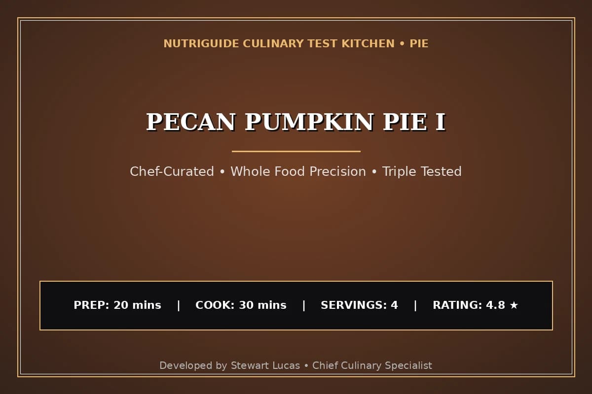 Pecan Pumpkin Pie I