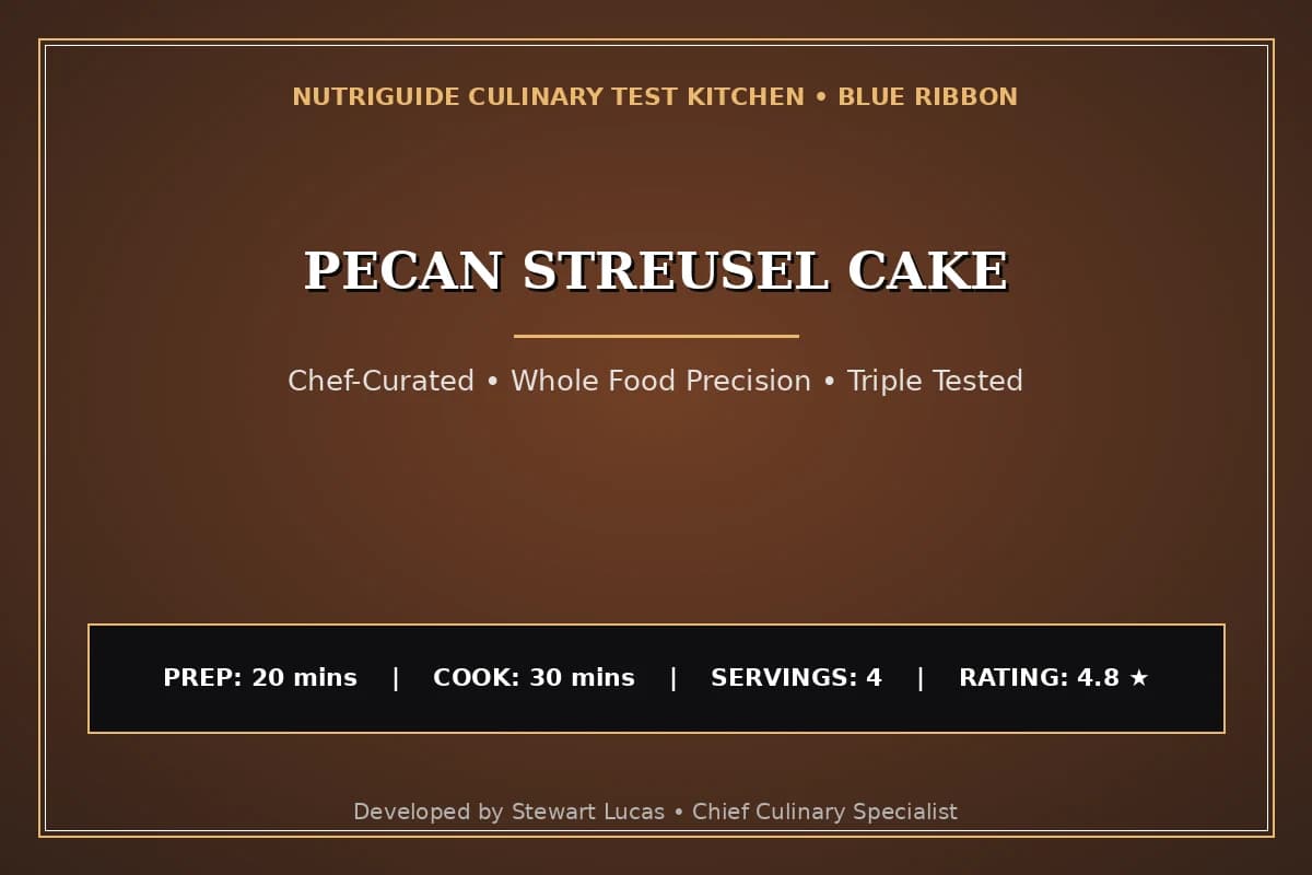 Pecan Streusel Cake