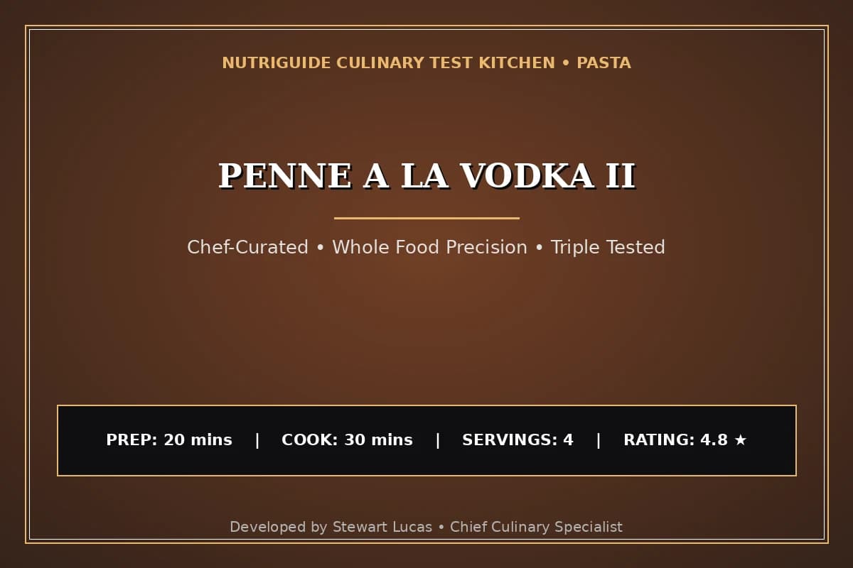 Penne A La Vodka Ii
