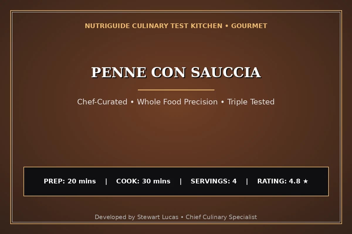 Penne Con Sauccia