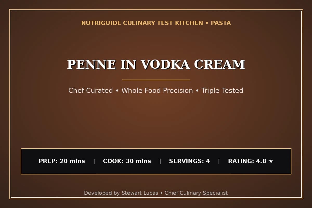 Penne In Vodka Cream