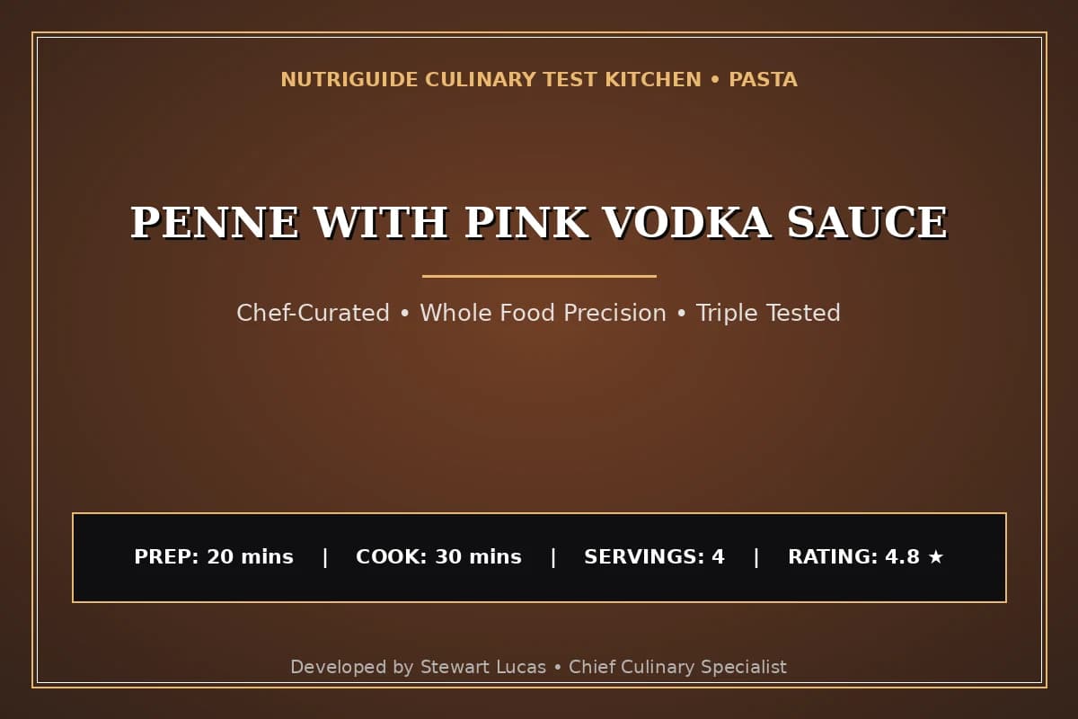 Penne With Pink Vodka Sauce