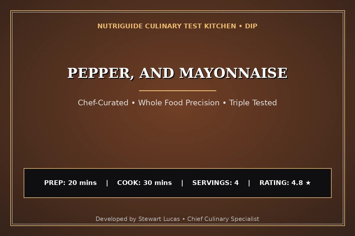 Pepper, And Mayonnaise
