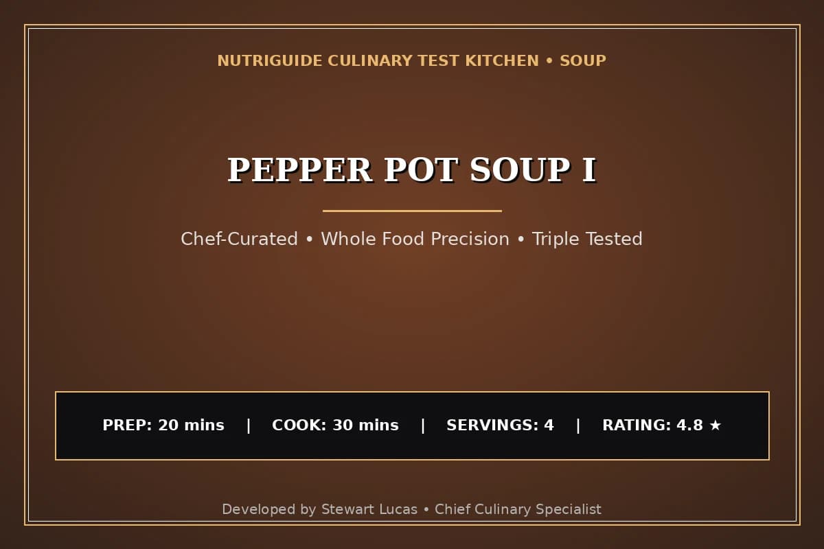 Pepper Pot Soup I