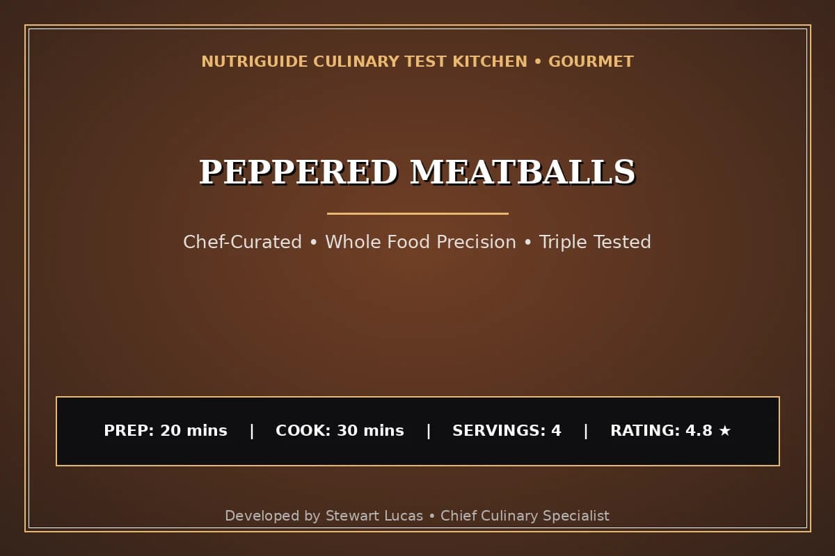 Peppered Meatballs