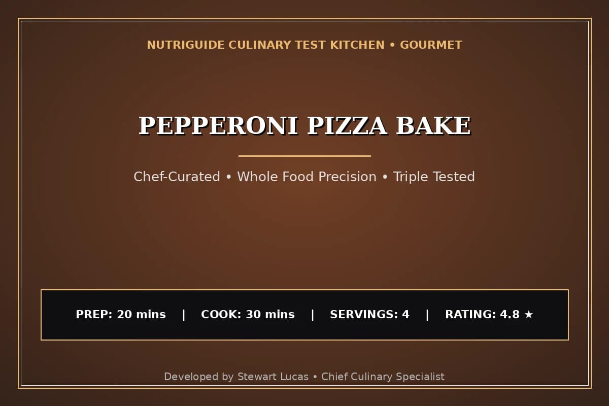 Pepperoni Pizza Bake