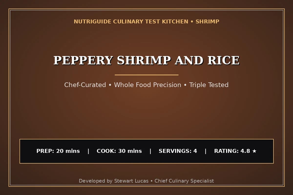 Peppery Shrimp And Rice