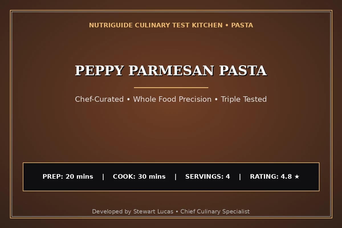Peppy Parmesan Pasta