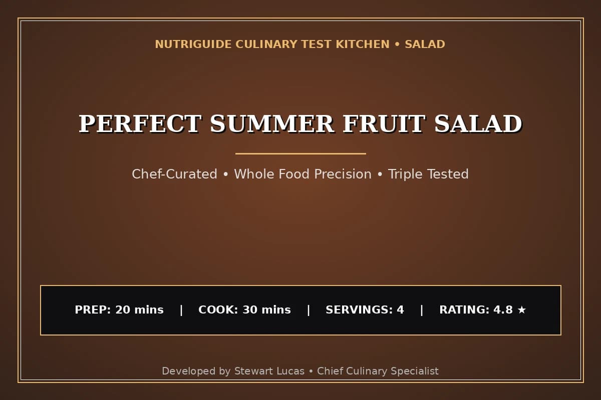 Perfect Summer Fruit Salad