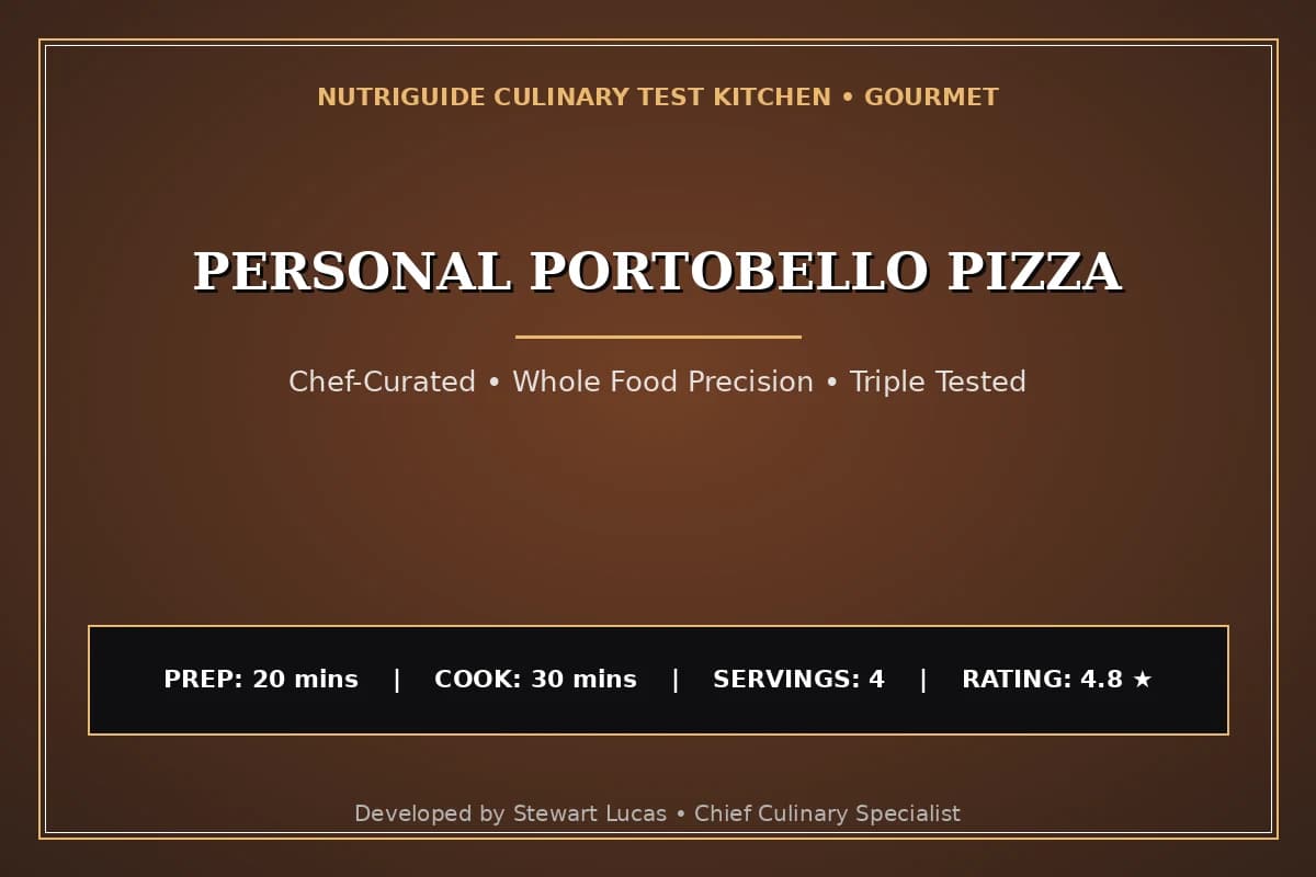 Personal Portobello Pizza