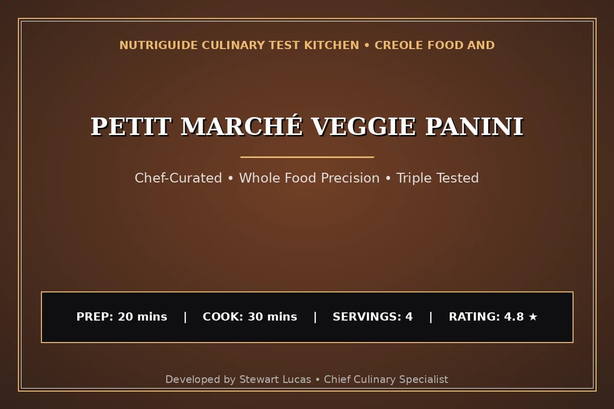 Petit Marché Veggie Panini