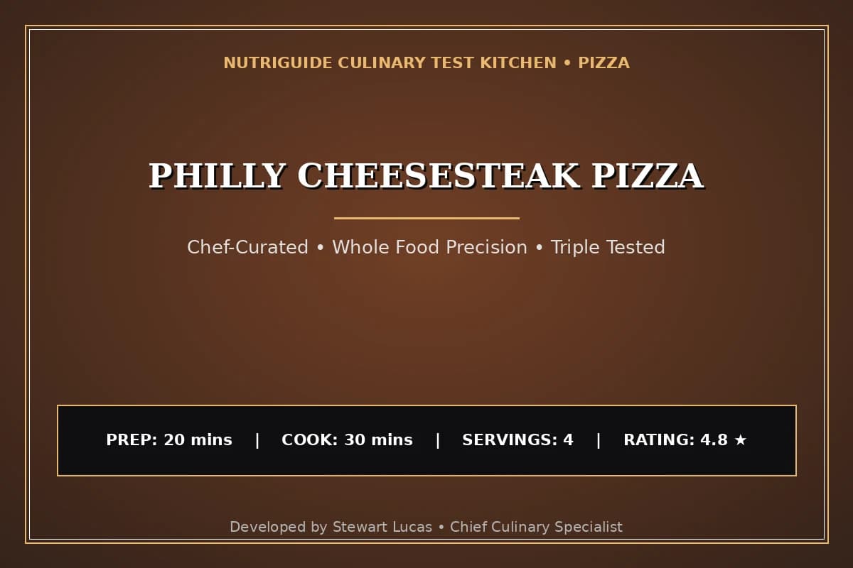 Philly Cheesesteak Pizza
