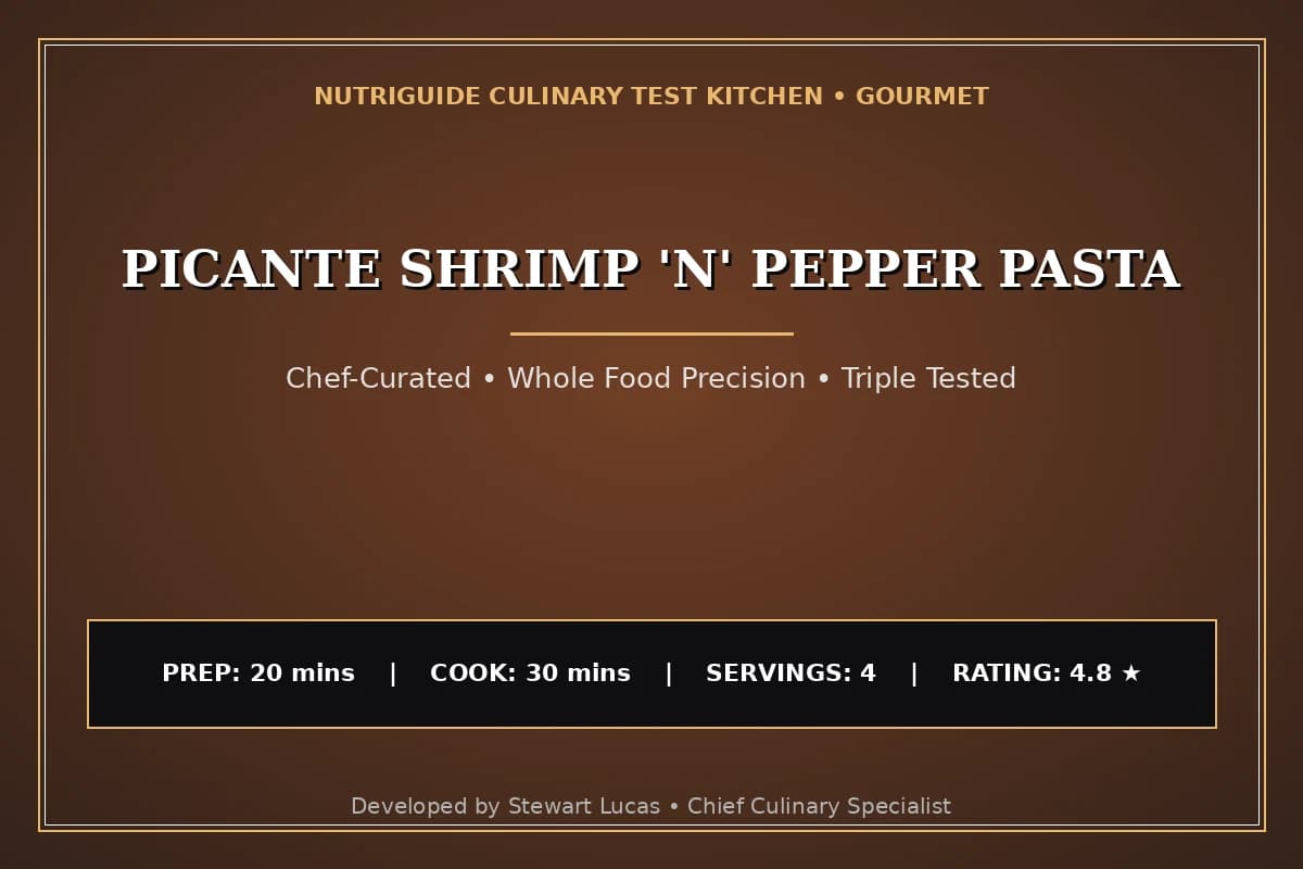Picante Shrimp 'N' Pepper Pasta
