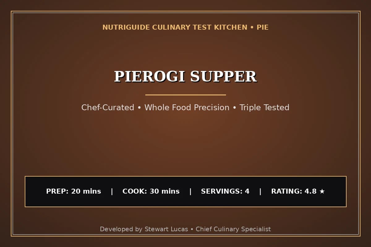 Pierogi Supper