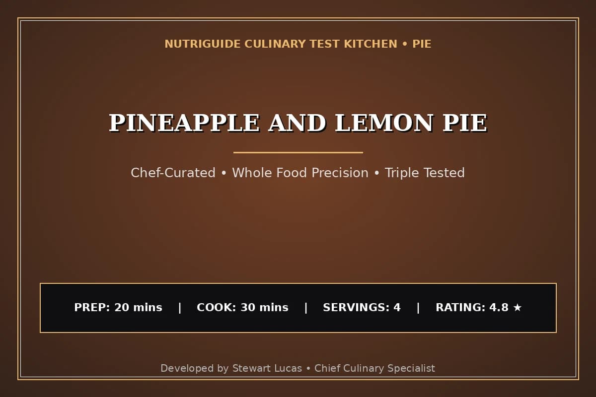 Pineapple And Lemon Pie