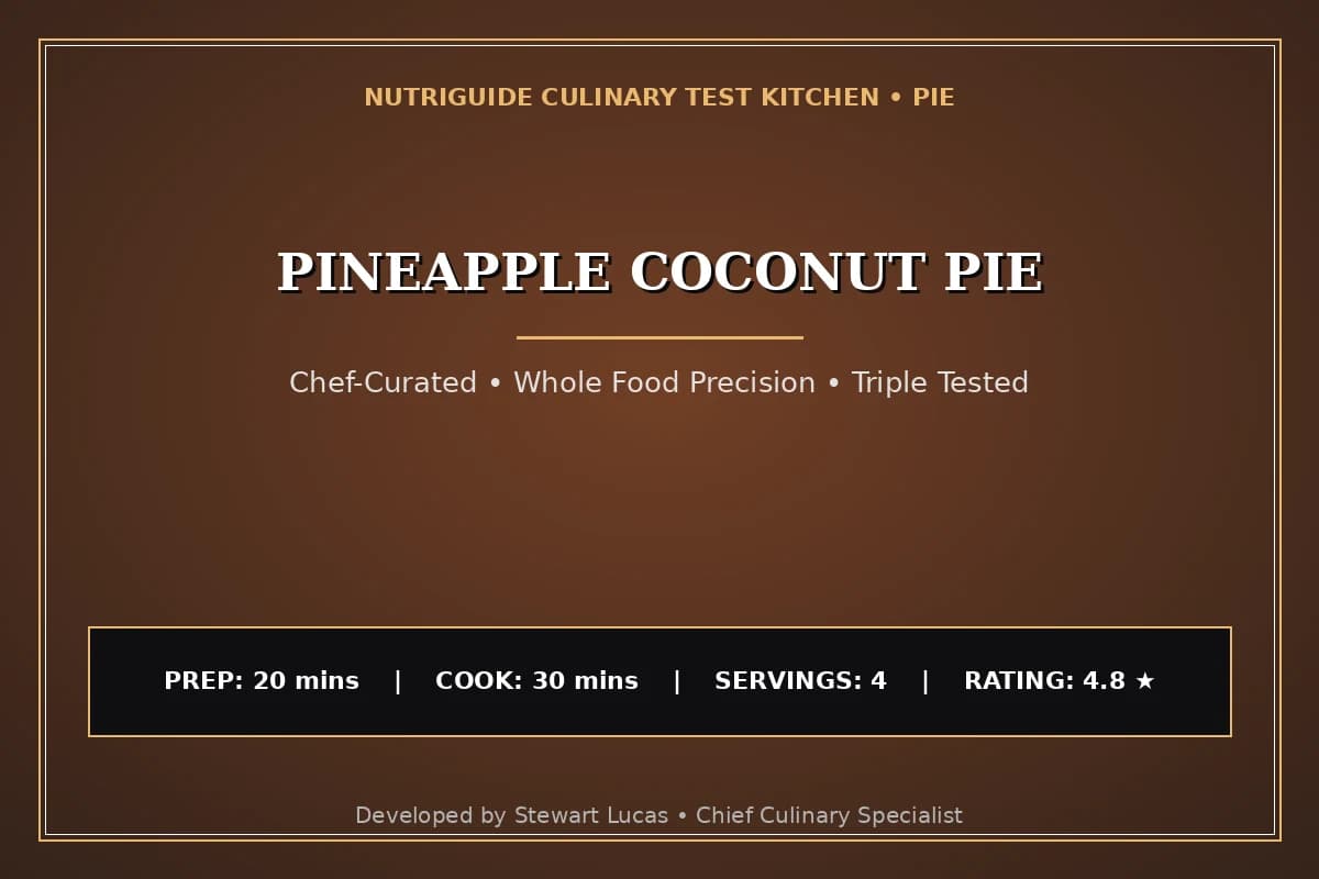 Pineapple Coconut Pie