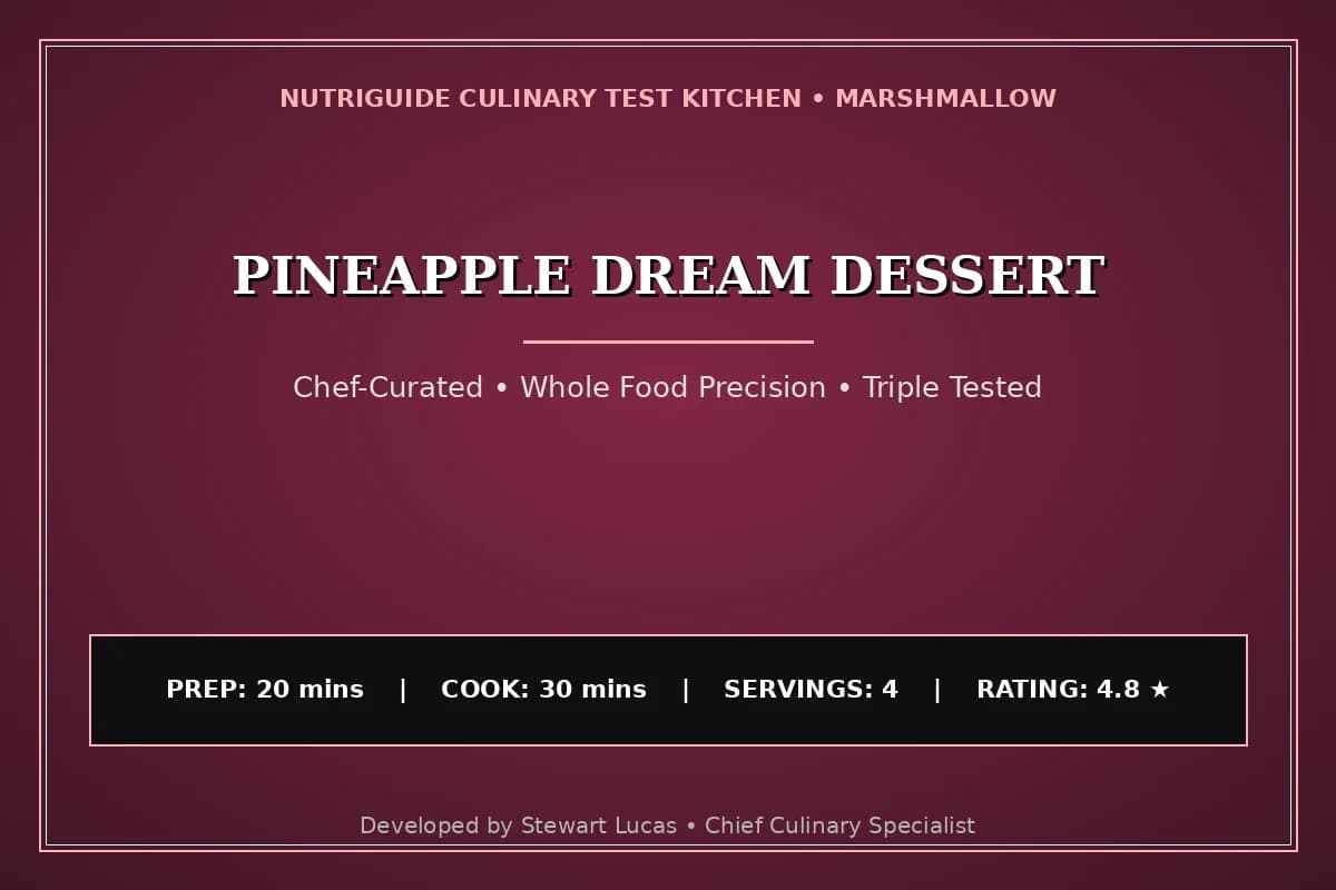 Pineapple Dream Dessert