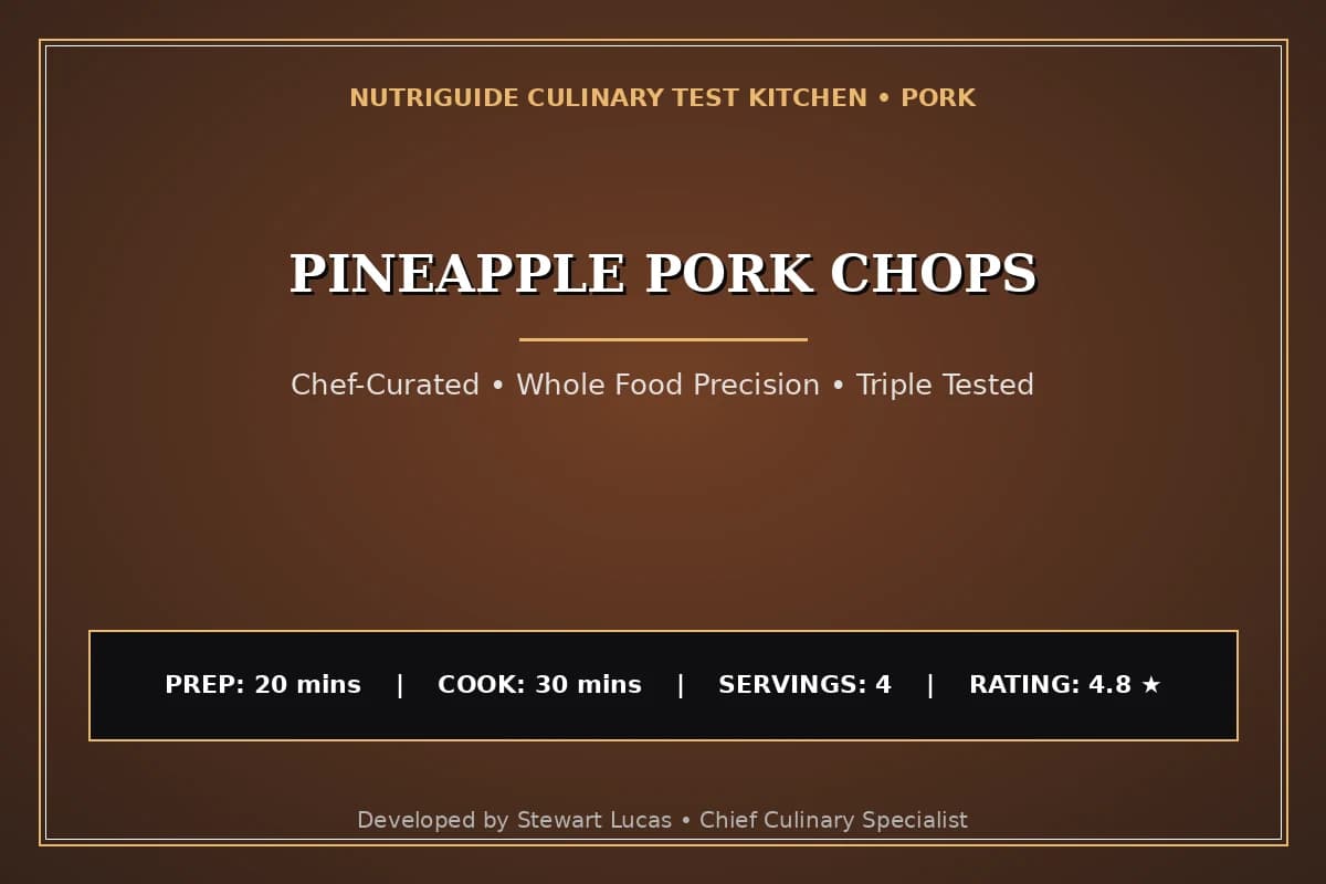 Pineapple Pork Chops