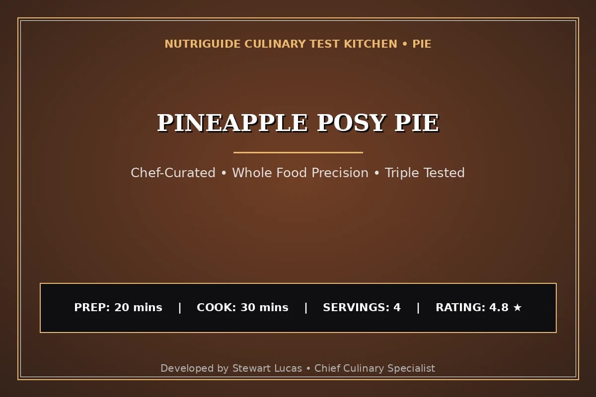 Pineapple Posy Pie