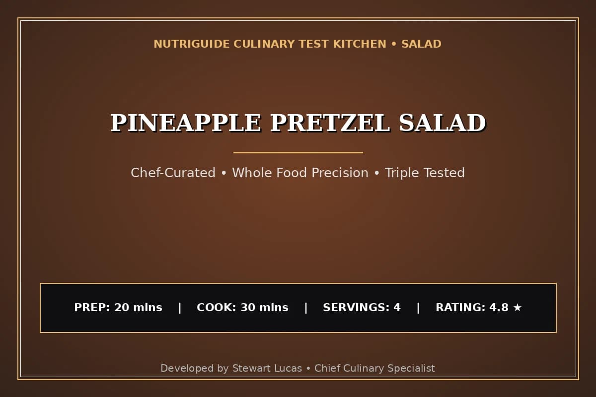 Pineapple Pretzel Salad