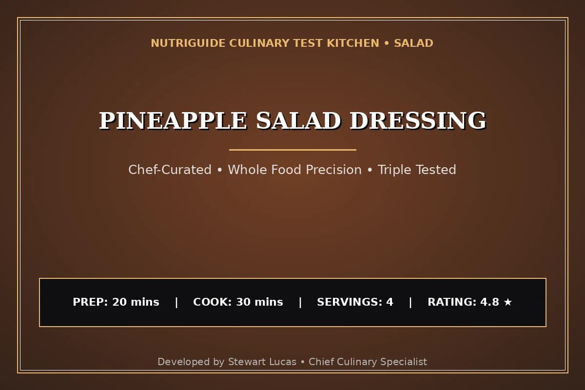 Pineapple Salad Dressing