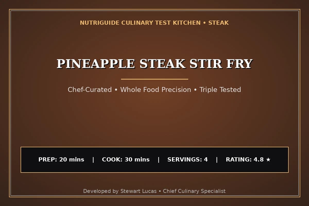 Pineapple Steak Stir Fry