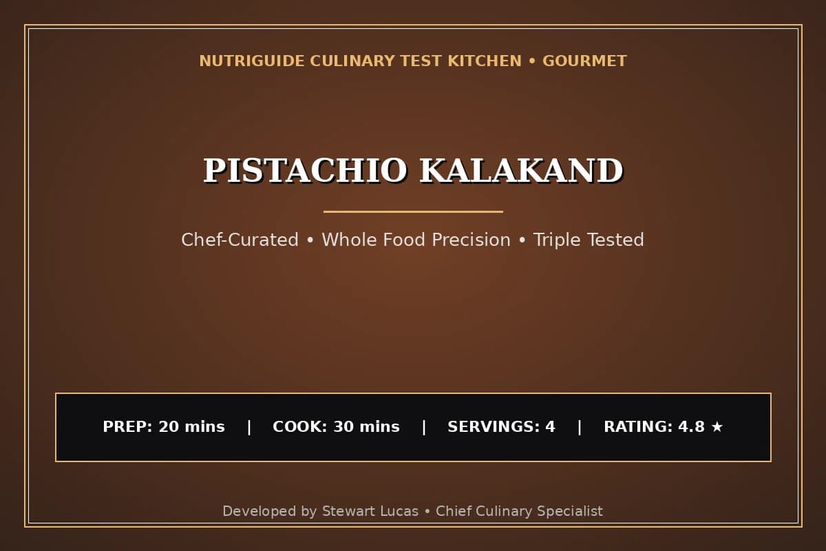 Pistachio Kalakand