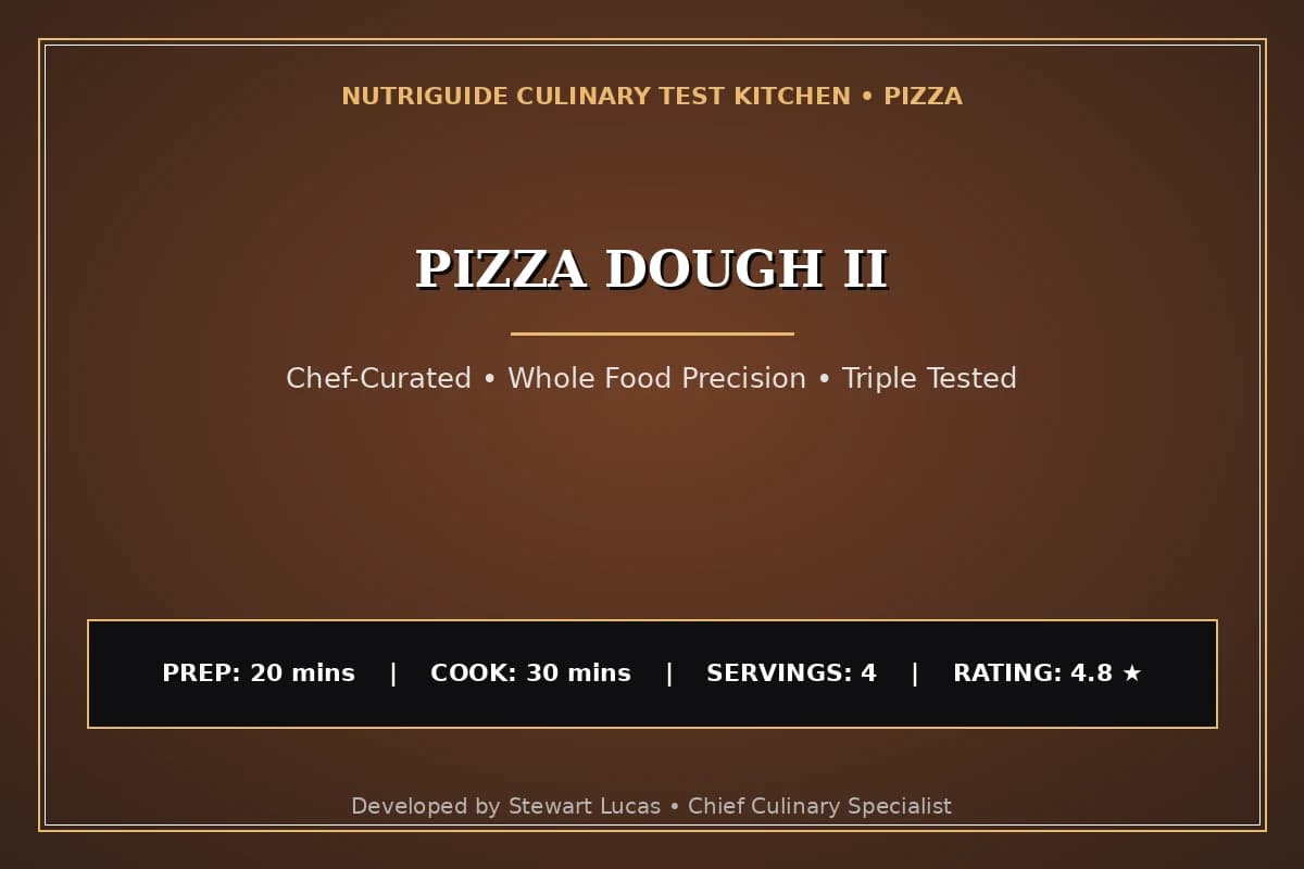 Pizza Dough Ii