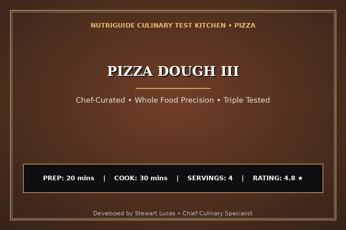 Pizza Dough Iii