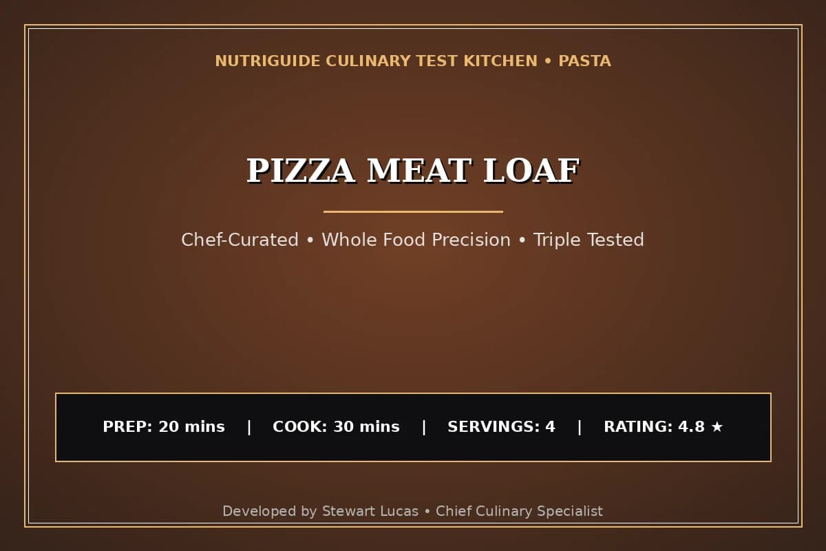 Pizza Meat Loaf