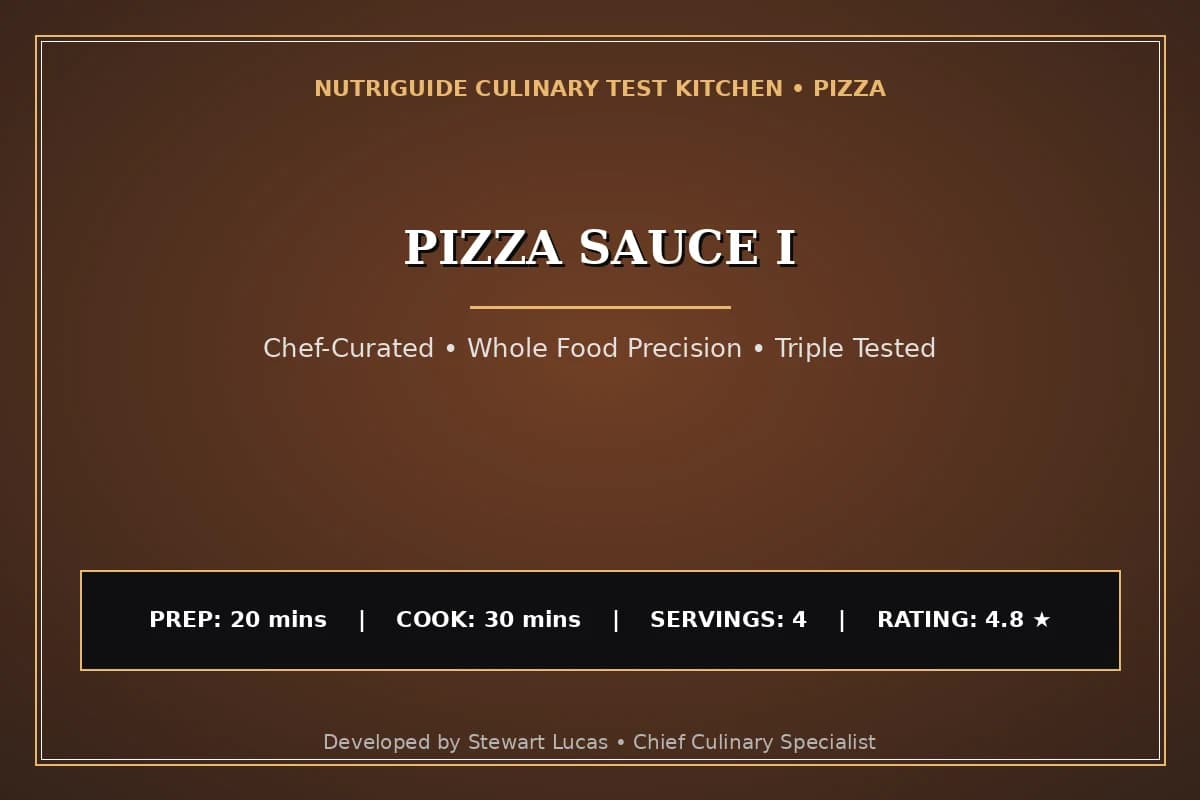 Pizza Sauce I