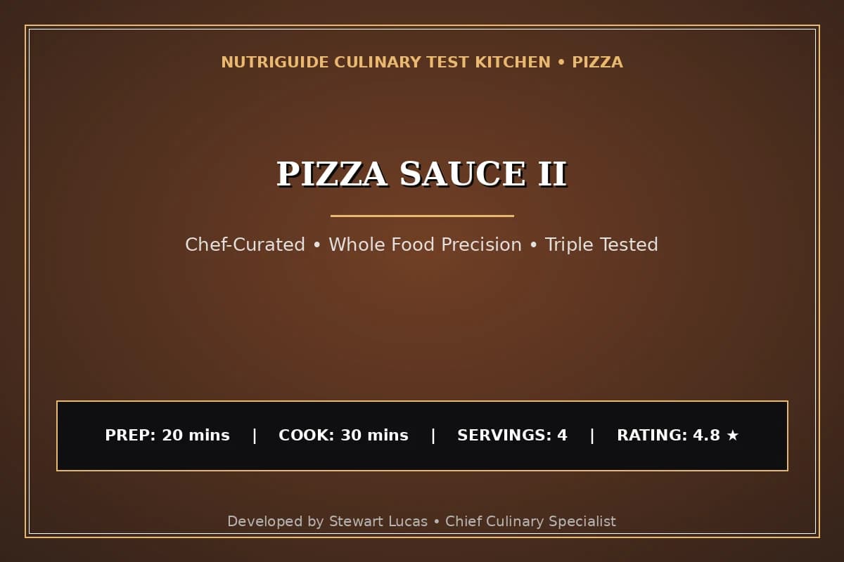 Pizza Sauce Ii