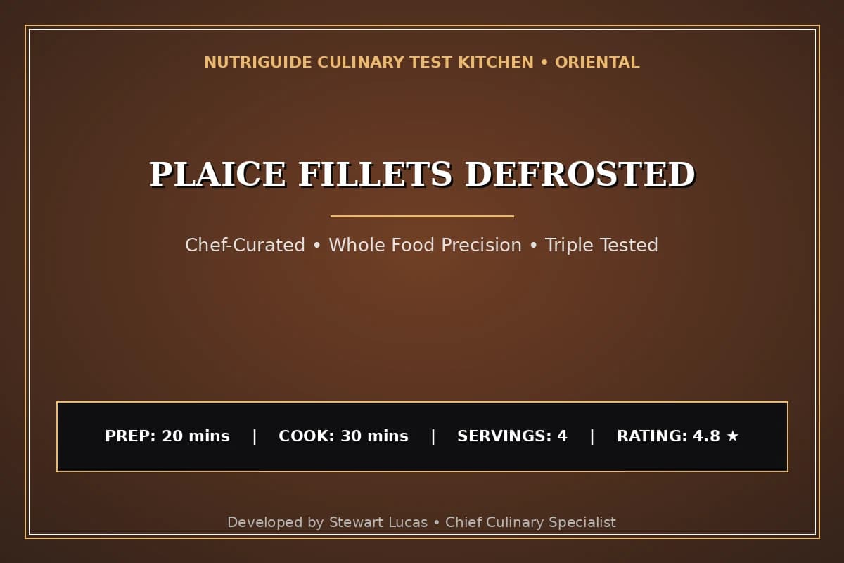 Plaice Fillets Defrosted
