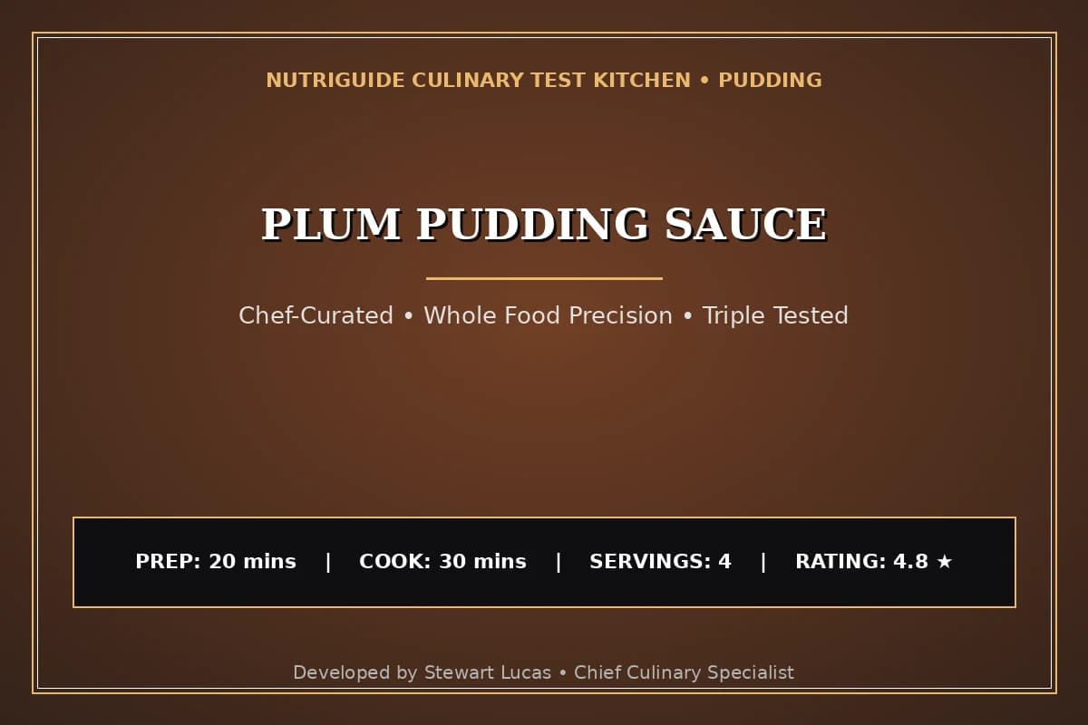 Plum Pudding Sauce