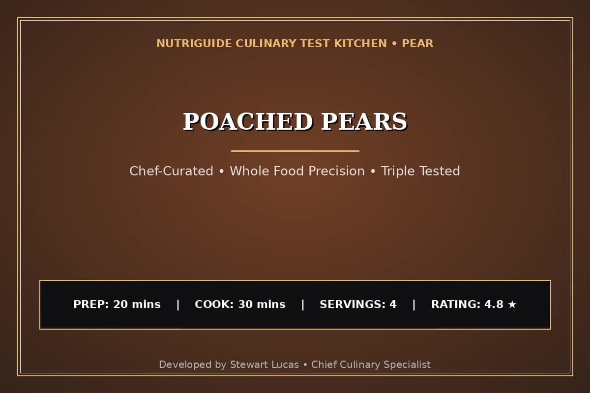 Poached Pears