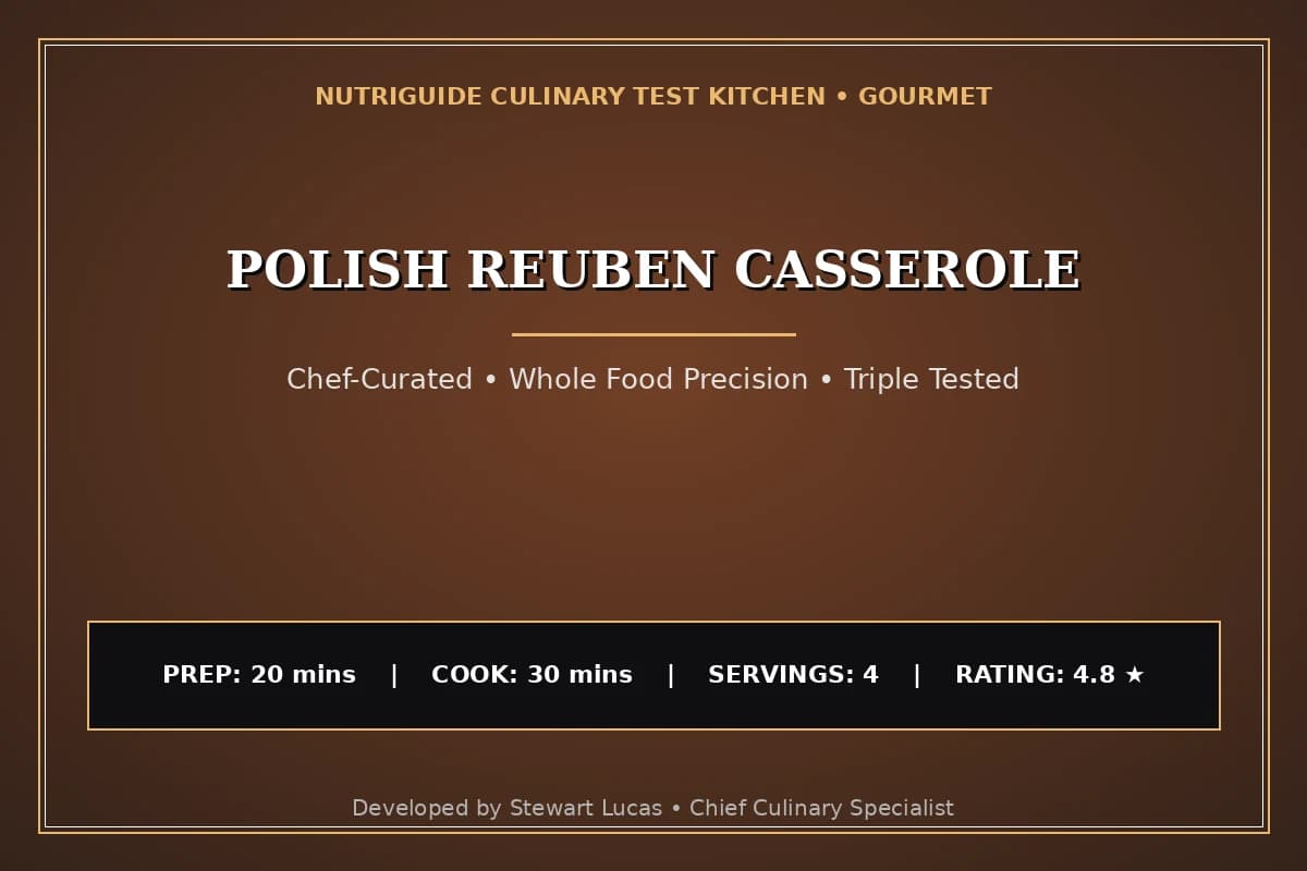 Polish Reuben Casserole
