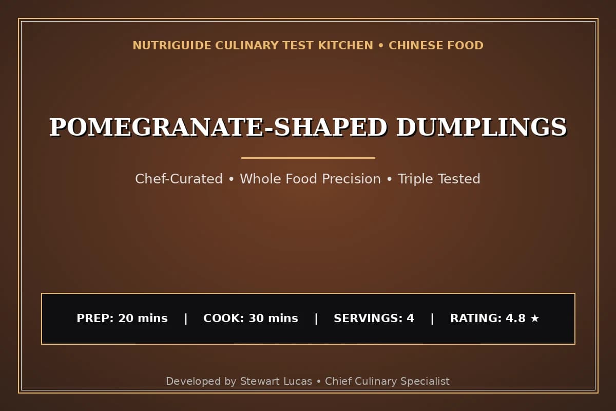 Pomegranate-Shaped Dumplings