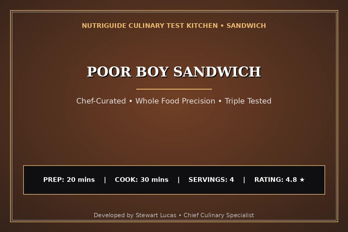 Poor Boy Sandwich