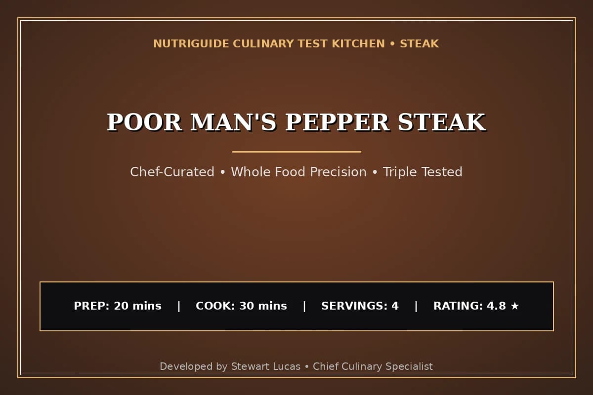 Poor Man'S Pepper Steak