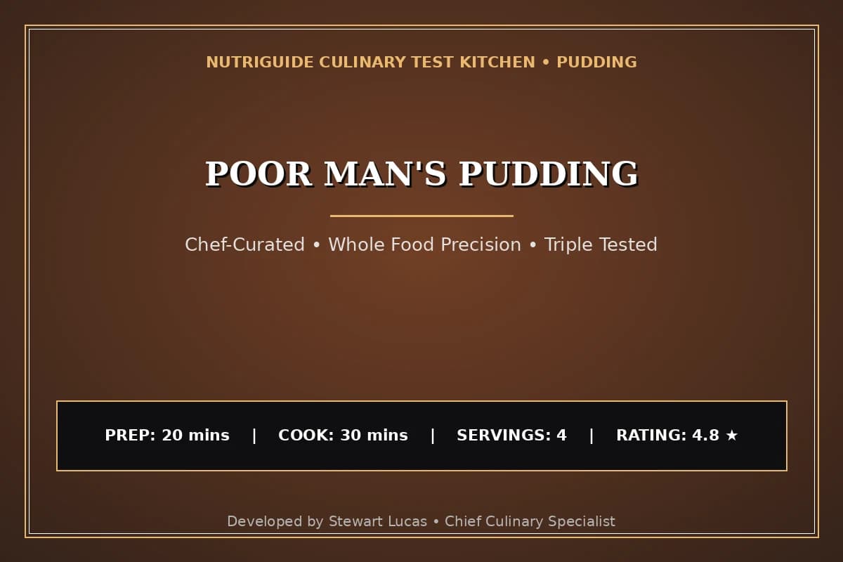 Poor Man'S Pudding