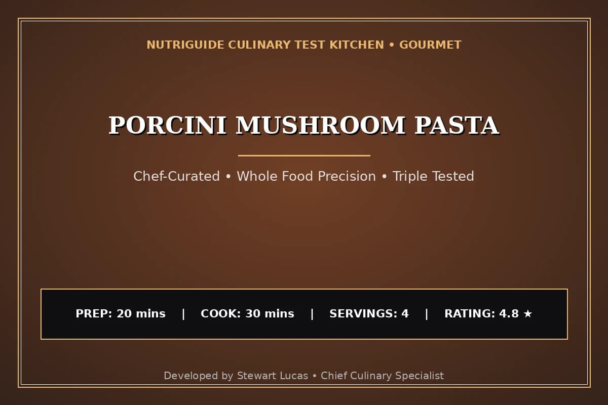 Porcini Mushroom Pasta