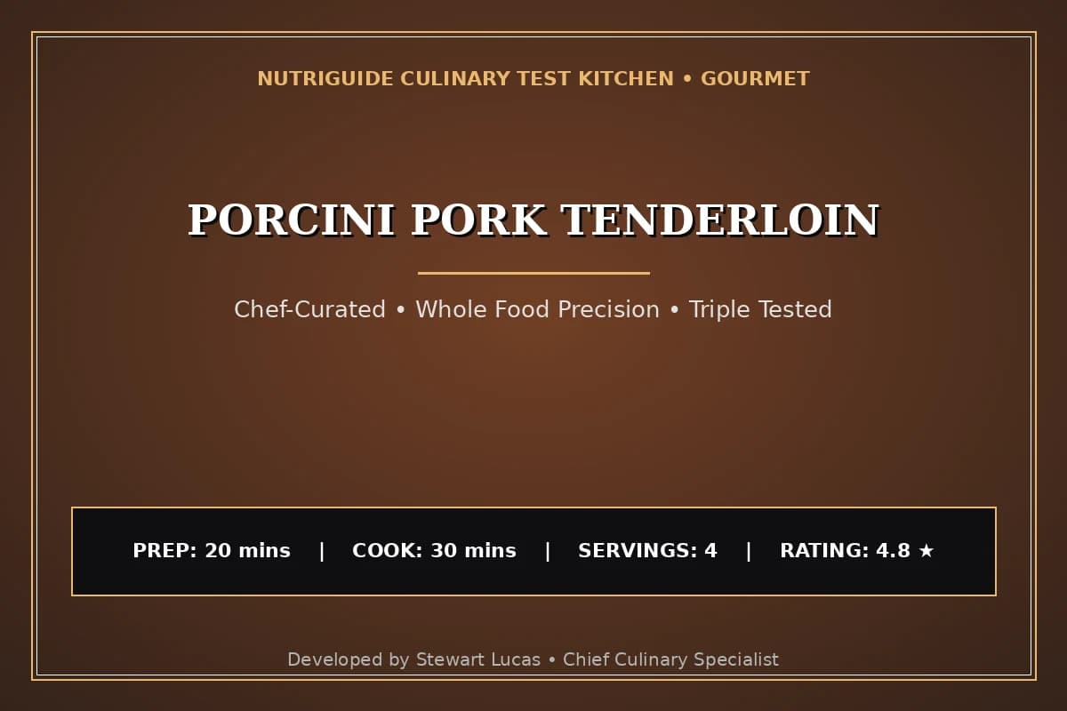 Porcini Pork Tenderloin