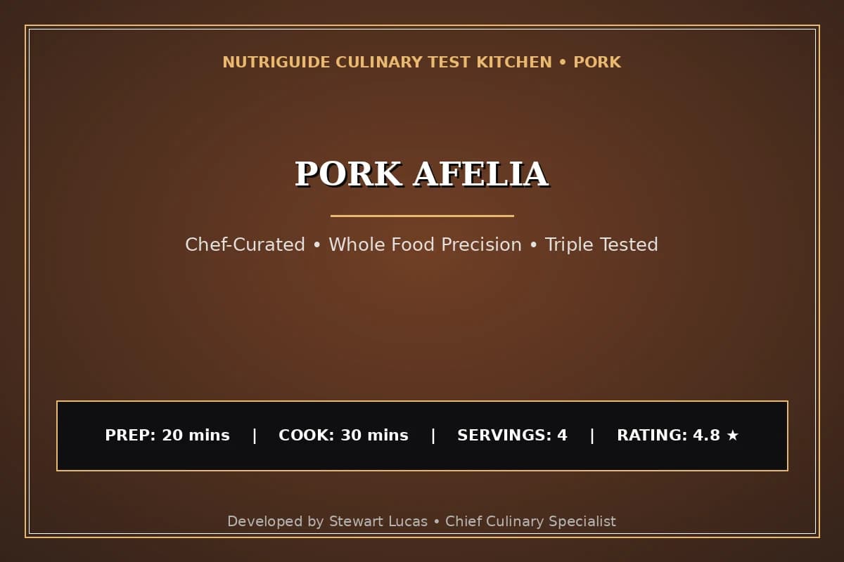 Pork Afelia