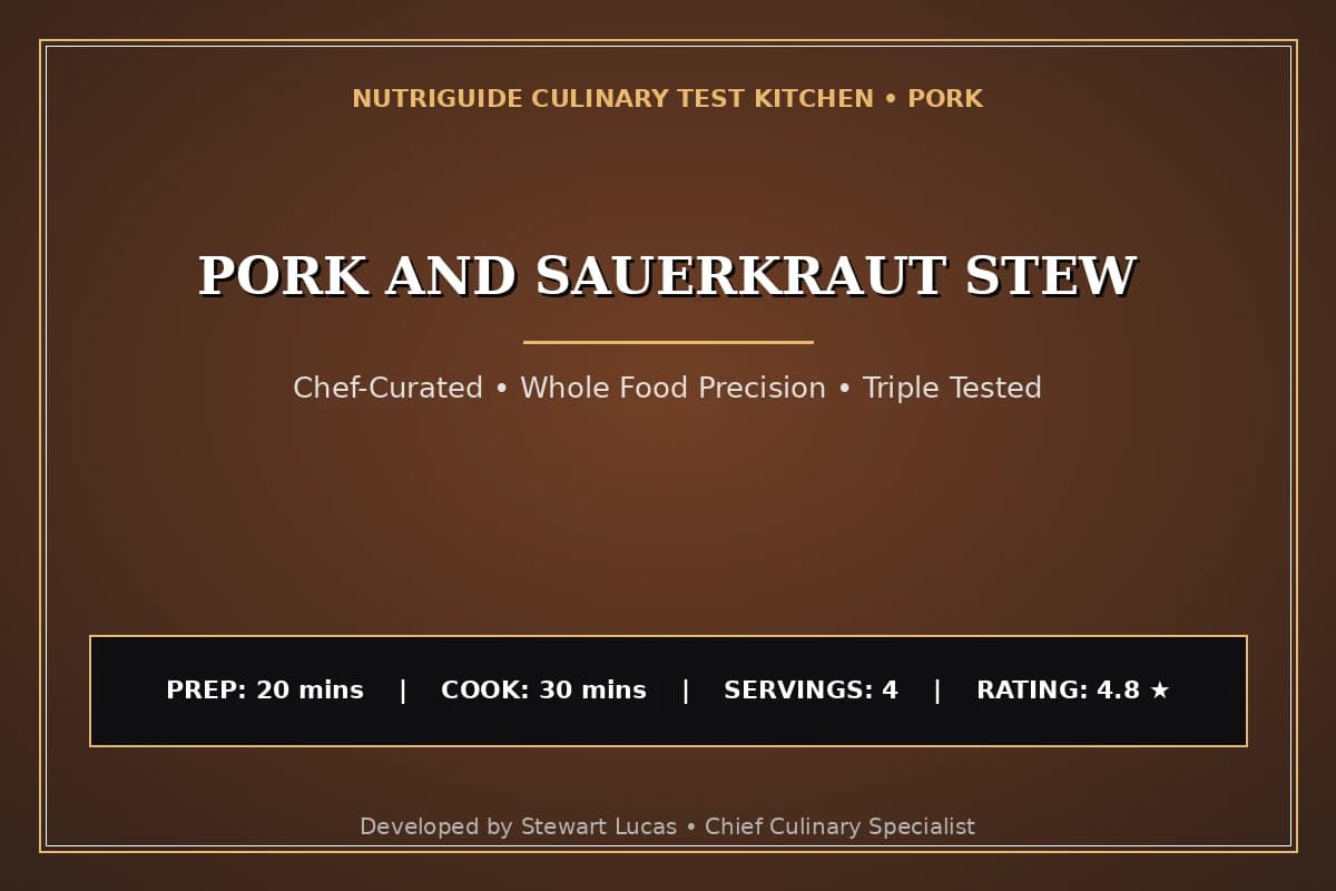 Pork And Sauerkraut Stew