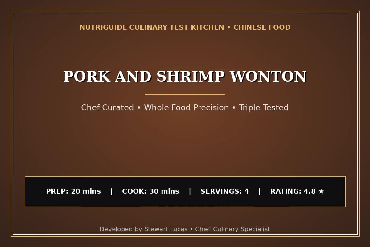 Pork And Shrimp Wonton