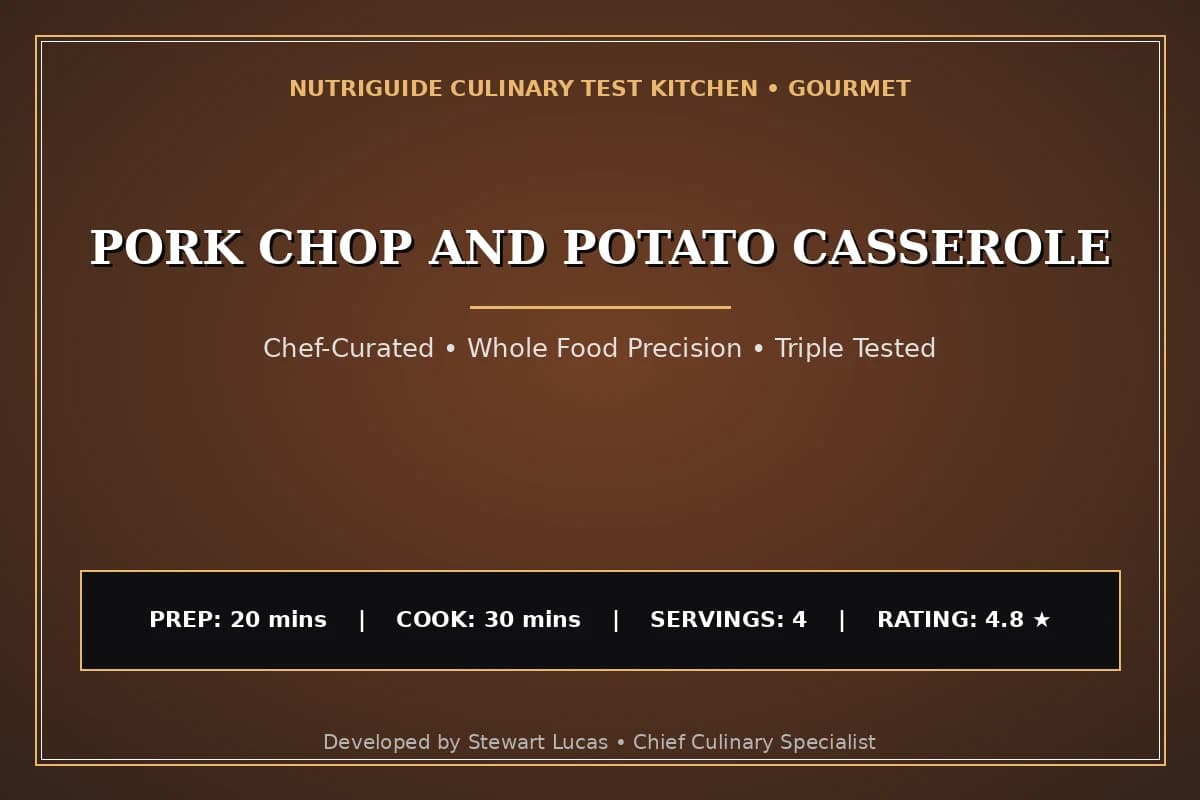 Pork Chop And Potato Casserole