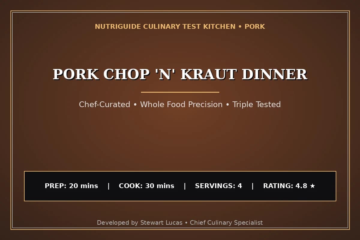 Pork Chop 'N' Kraut Dinner