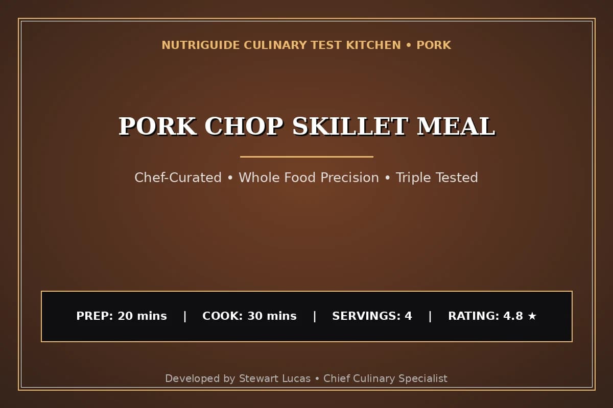 Pork Chop Skillet Meal