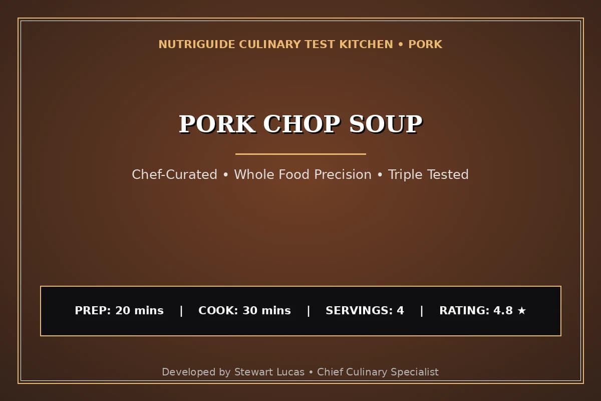 Pork Chop Soup